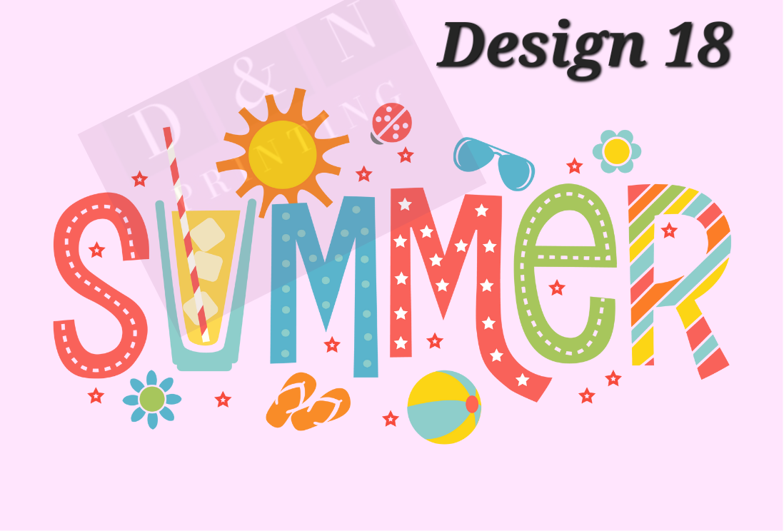 Summer Collection Box Labels