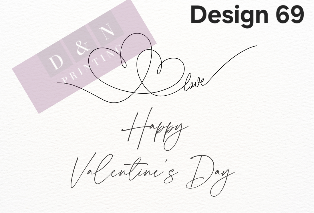 Valentine's Day/Love Collection Box Labels
