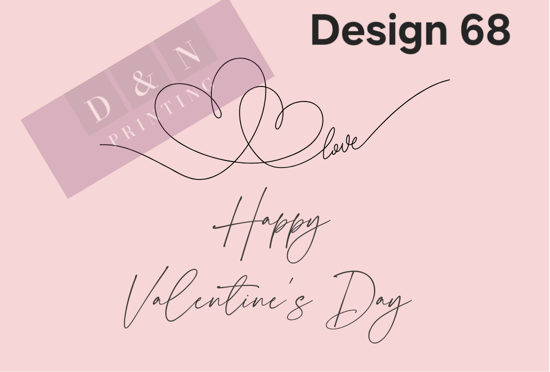 Valentine's Day/Love Collection Box Labels