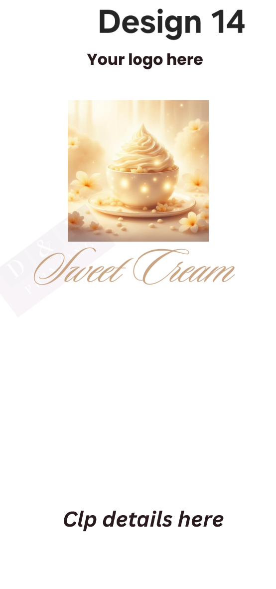 Fragrance Designs with your logo -  Snap Bar Labels - 10% CLP labels In a Non Hazardous Base for Wax Melts - White Matte Labels 100mm x 47mm