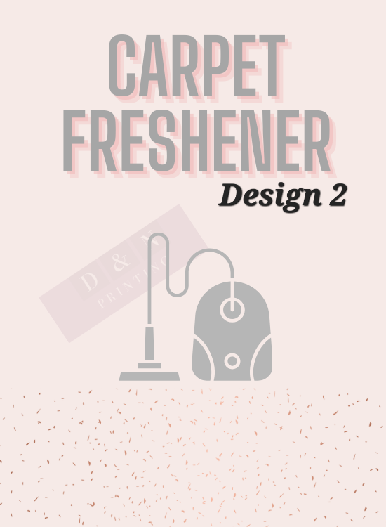 Carpet Freshener Labels