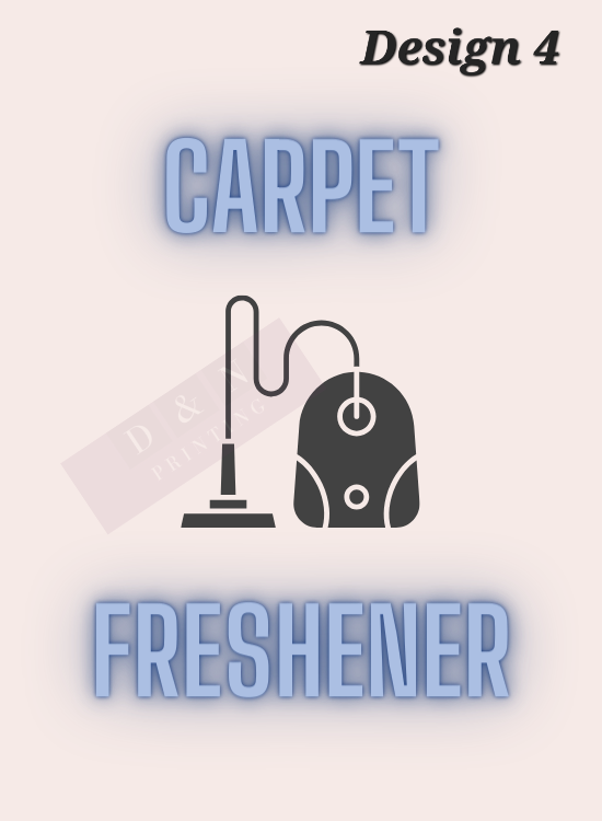 Carpet Freshener Labels