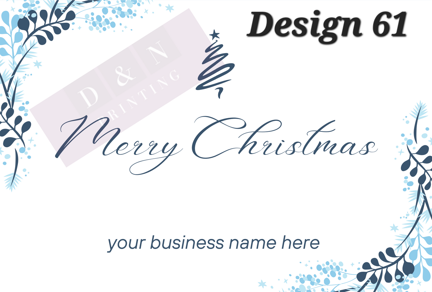 Christmas & Winter Collection Box Labels