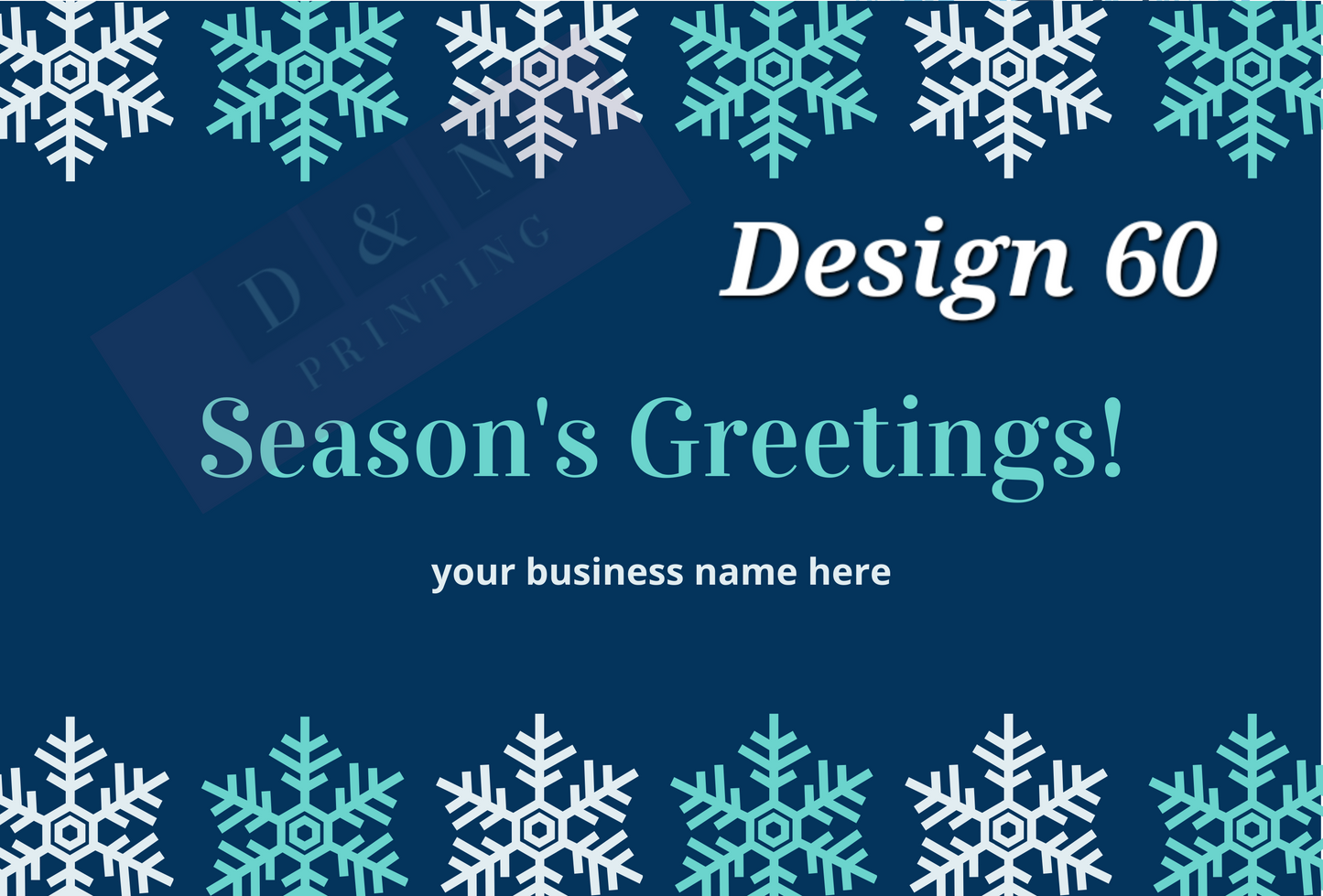 Christmas & Winter Collection Box Labels