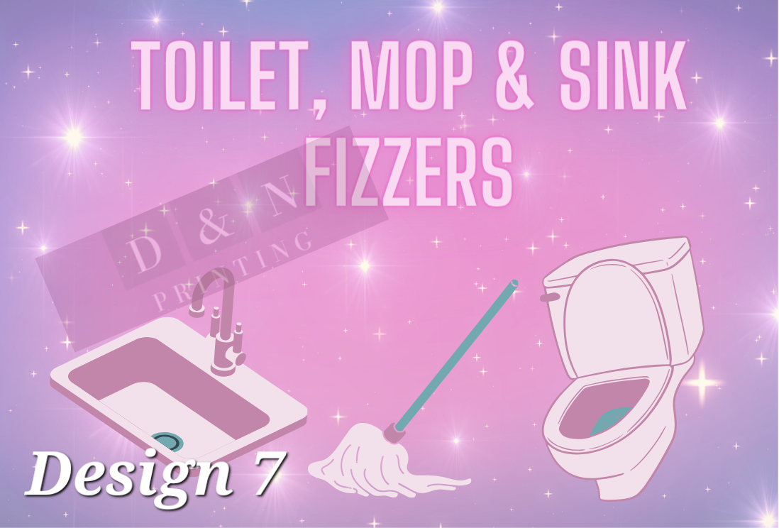 Mop, Toilet & Sink Collection Box Labels