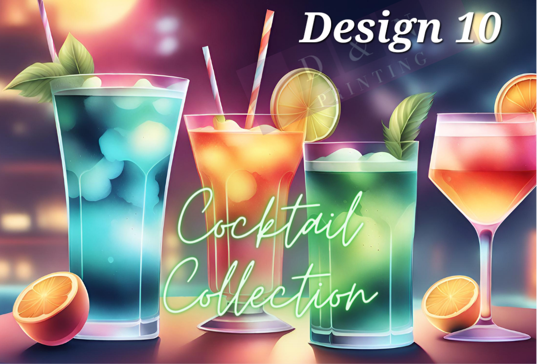 Cocktail & Drink Collection Box Labels