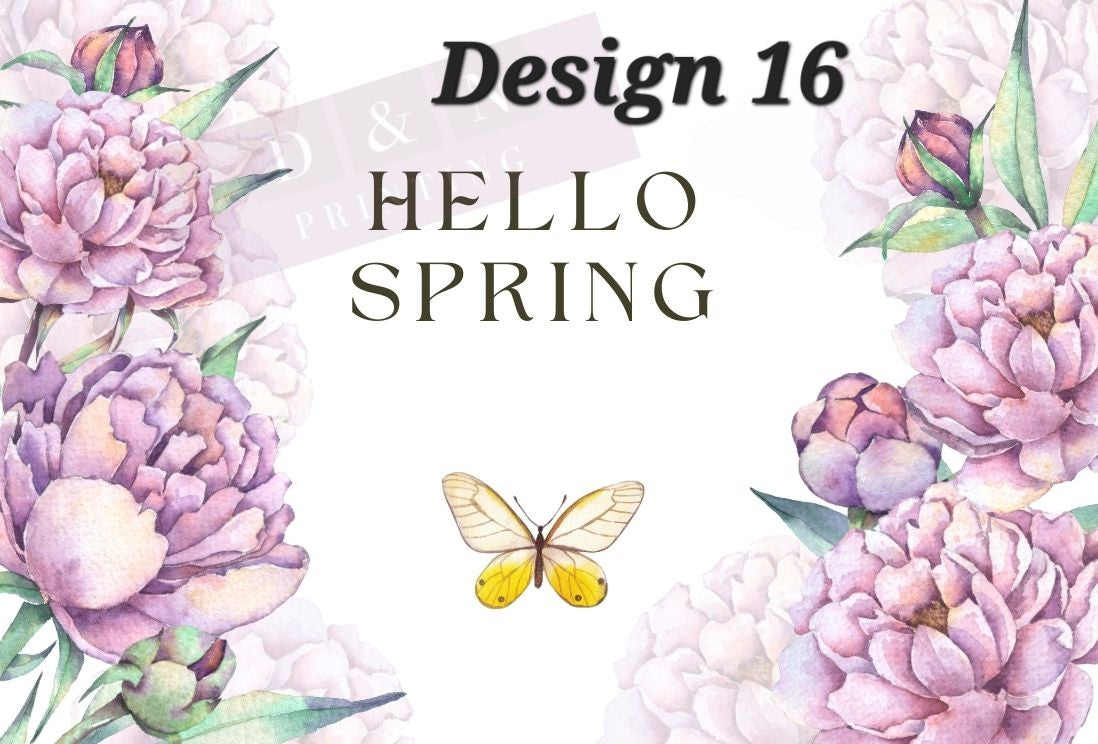 Spring Collection Box Labels