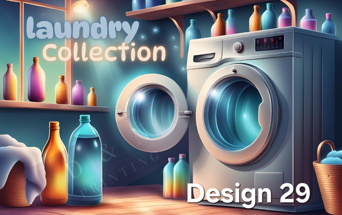 Laundry & Cleaning Collection Box Labels