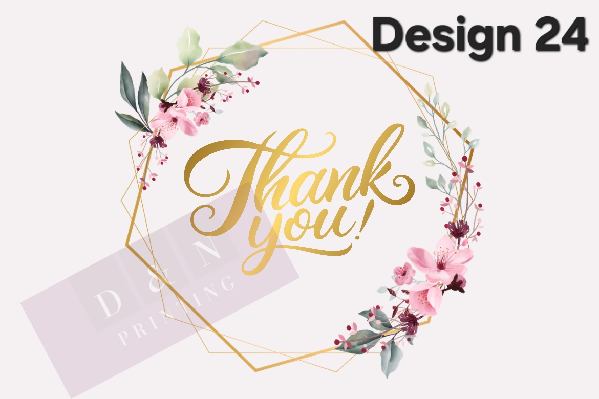 Thank You & Just for you Collection Box Labels
