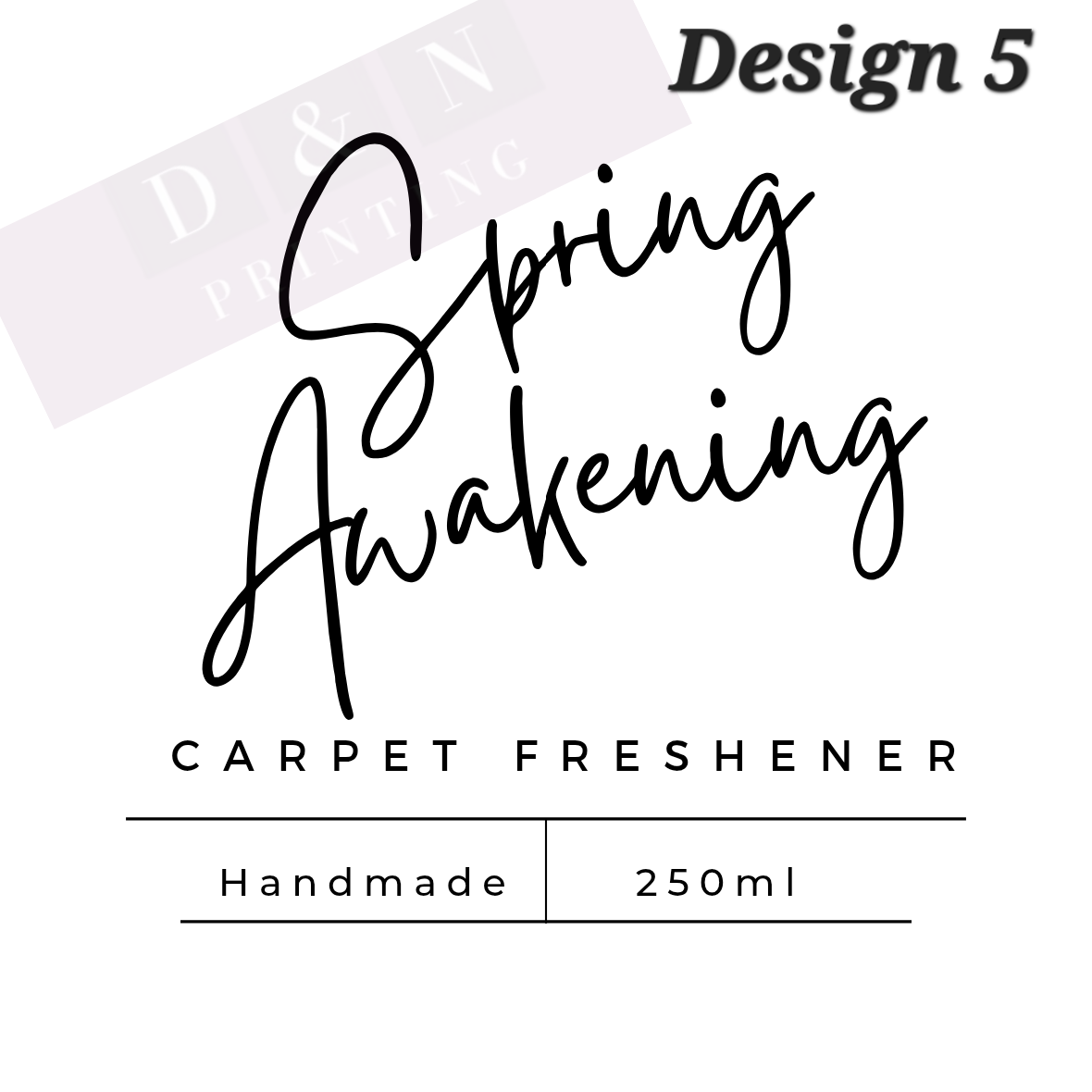 Carpet Freshener Labels Square Matte & Gloss