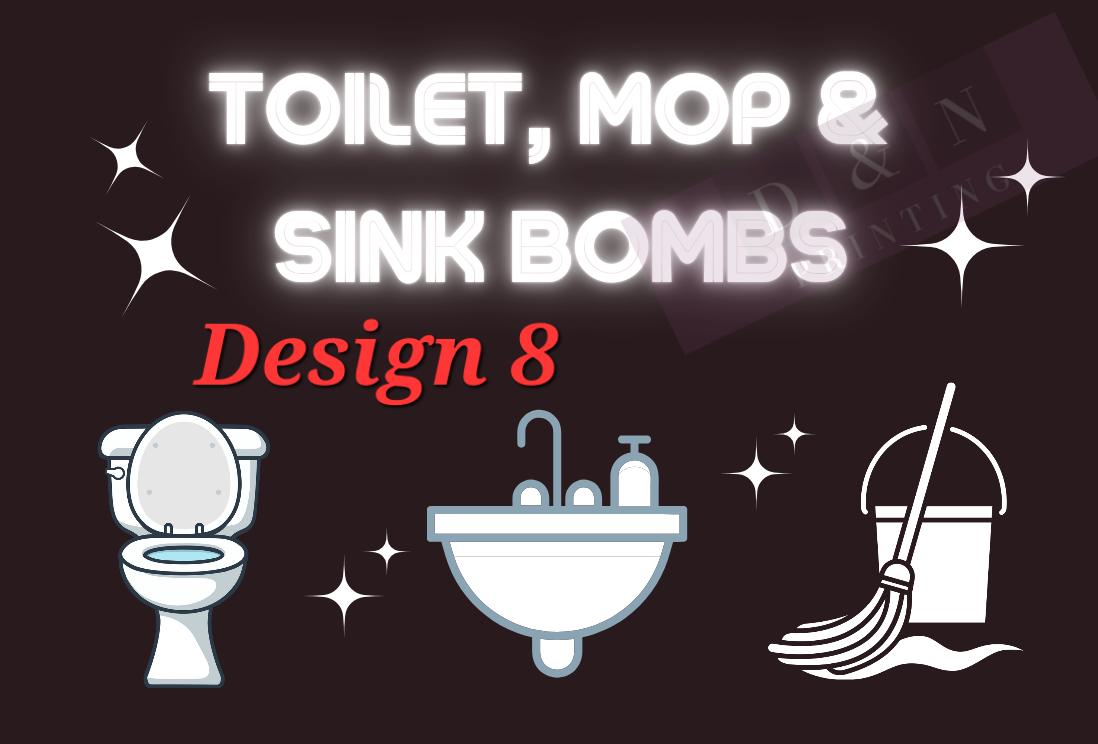 Mop, Toilet & Sink Collection Box Labels