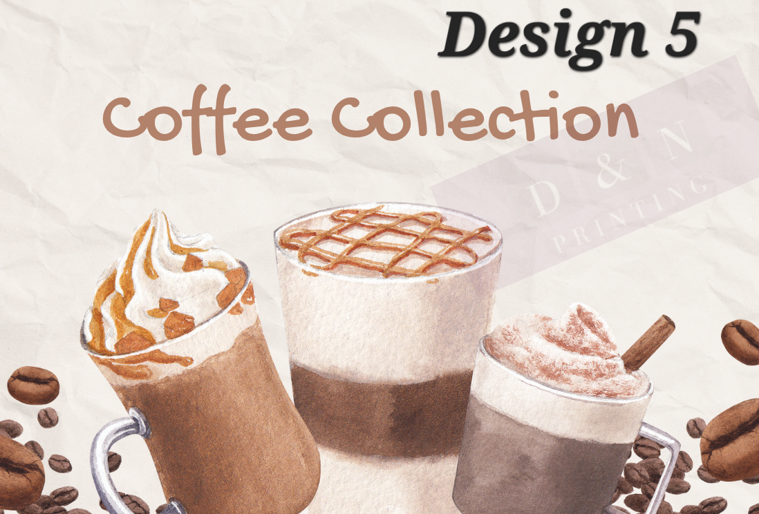 Coffee Collection Box Labels