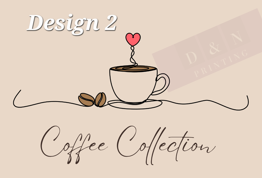 Coffee Collection Box Labels