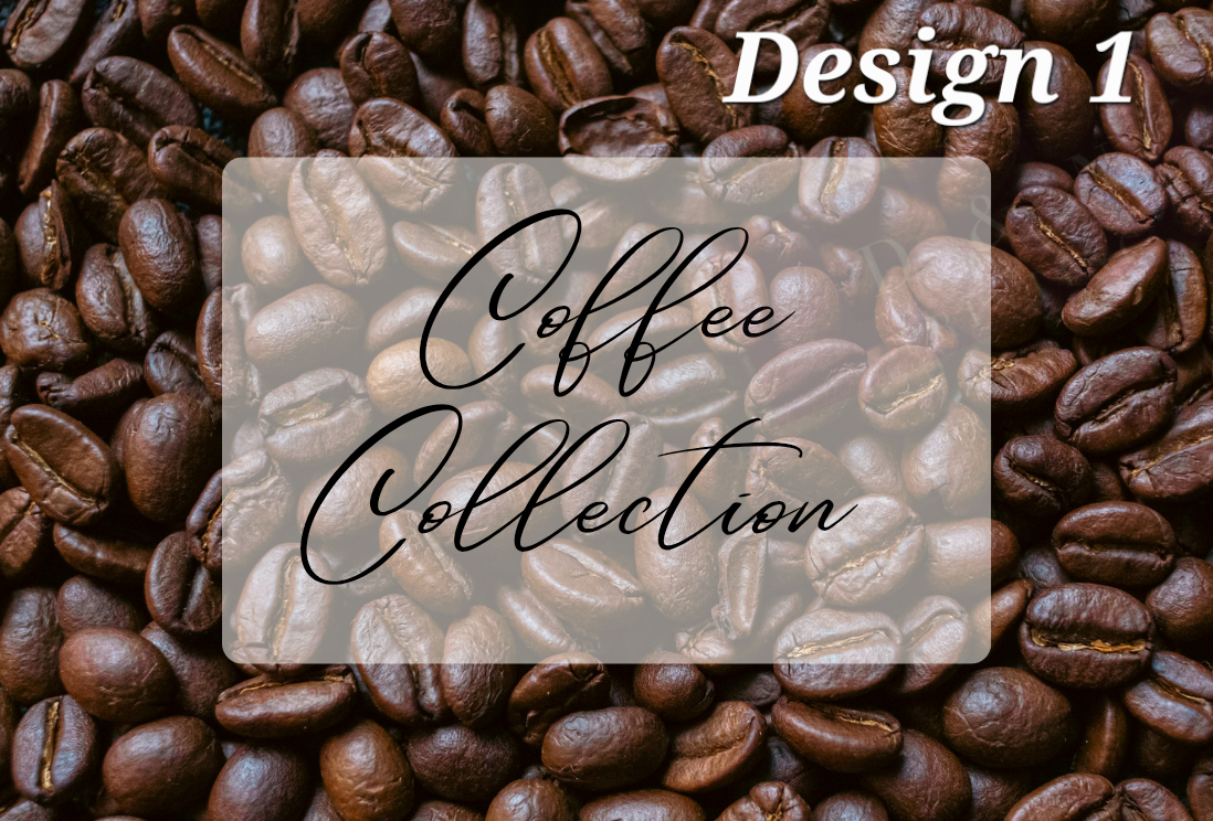 Coffee Collection Box Labels