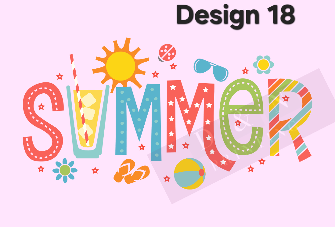 Summer Collection Box Labels