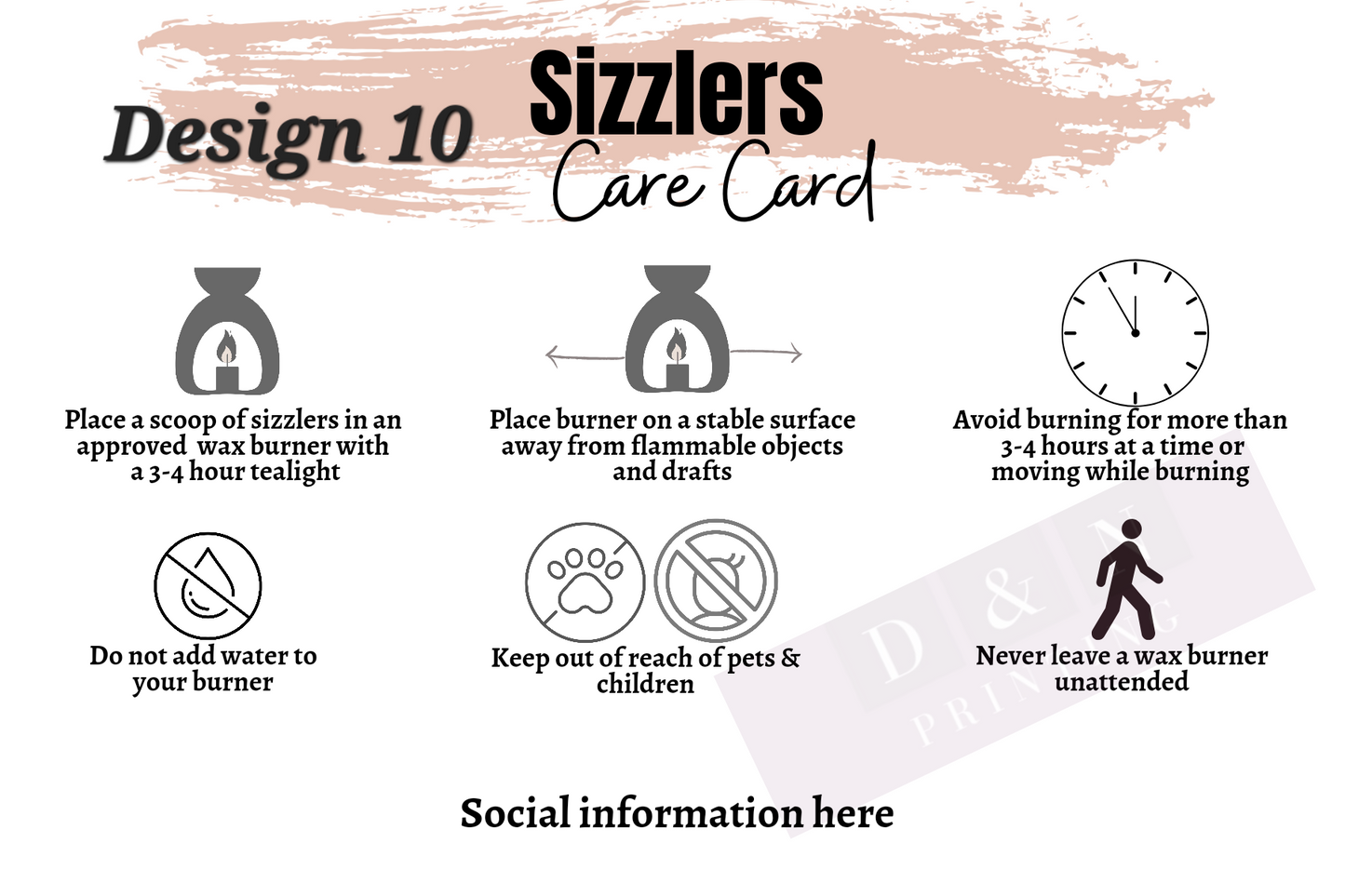 A6 Care Cards