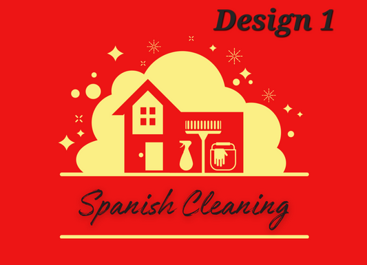 Spanish Cleaning Collection Box Labels