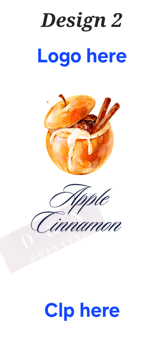 Christmas Designs with your logo -  10% CLP labels In a Non Hazardous Base for Wax Melts Snap Bar White Matte Labels 100mm x 47mm