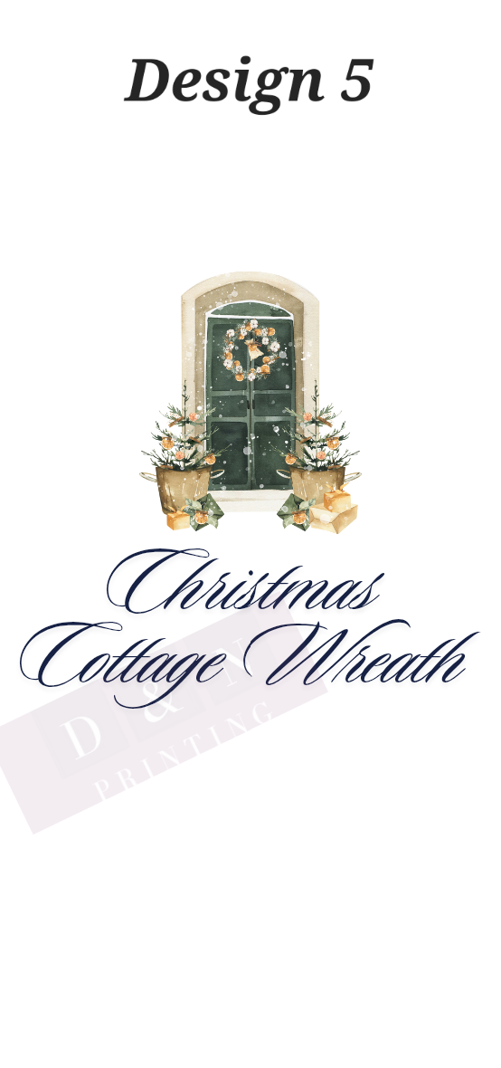 Christmas Designs with your logo -  10% CLP labels In a Non Hazardous Base for Wax Melts Snap Bar White Matte Labels 100mm x 47mm