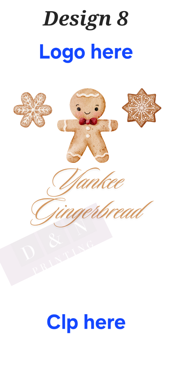 Christmas Designs with your logo -  10% CLP labels In a Non Hazardous Base for Wax Melts Snap Bar White Matte Labels 100mm x 47mm