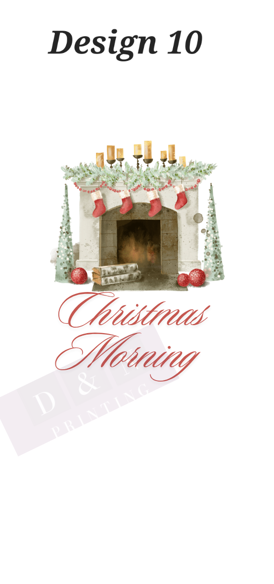 Christmas Designs with your logo -  10% CLP labels In a Non Hazardous Base for Wax Melts Snap Bar White Matte Labels 100mm x 47mm