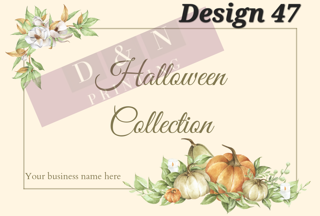 Halloween Collection Box Labels