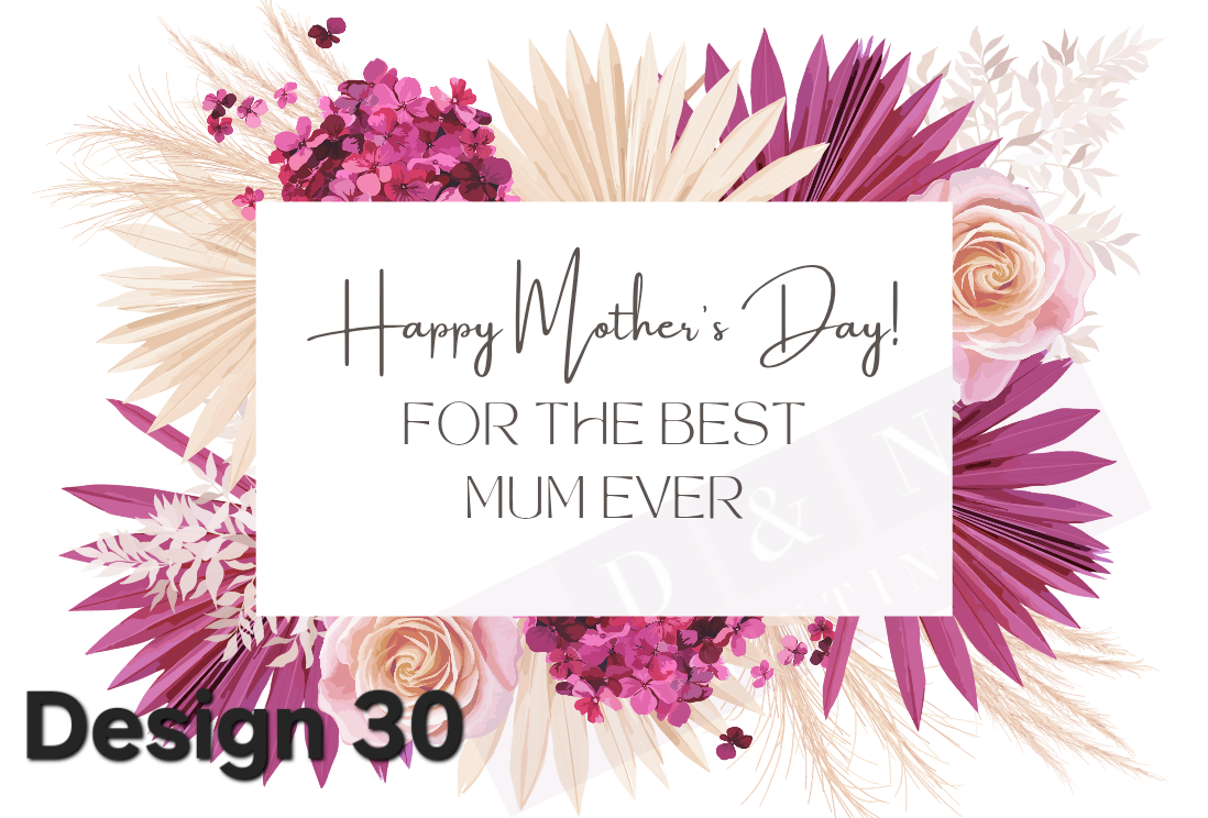 Mother's Day Collection Box Labels