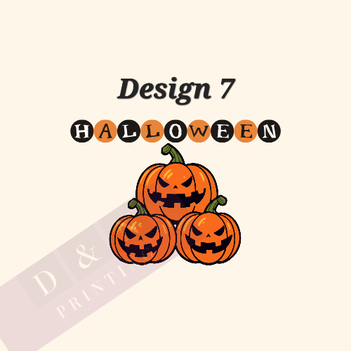 Halloween Labels Matte & Gloss