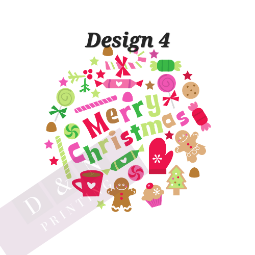 Christmas & Winter Labels Matte & Gloss