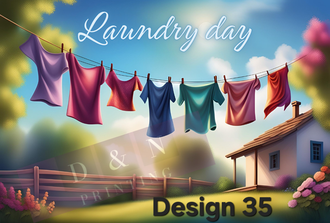 Laundry & Cleaning Collection Box Labels