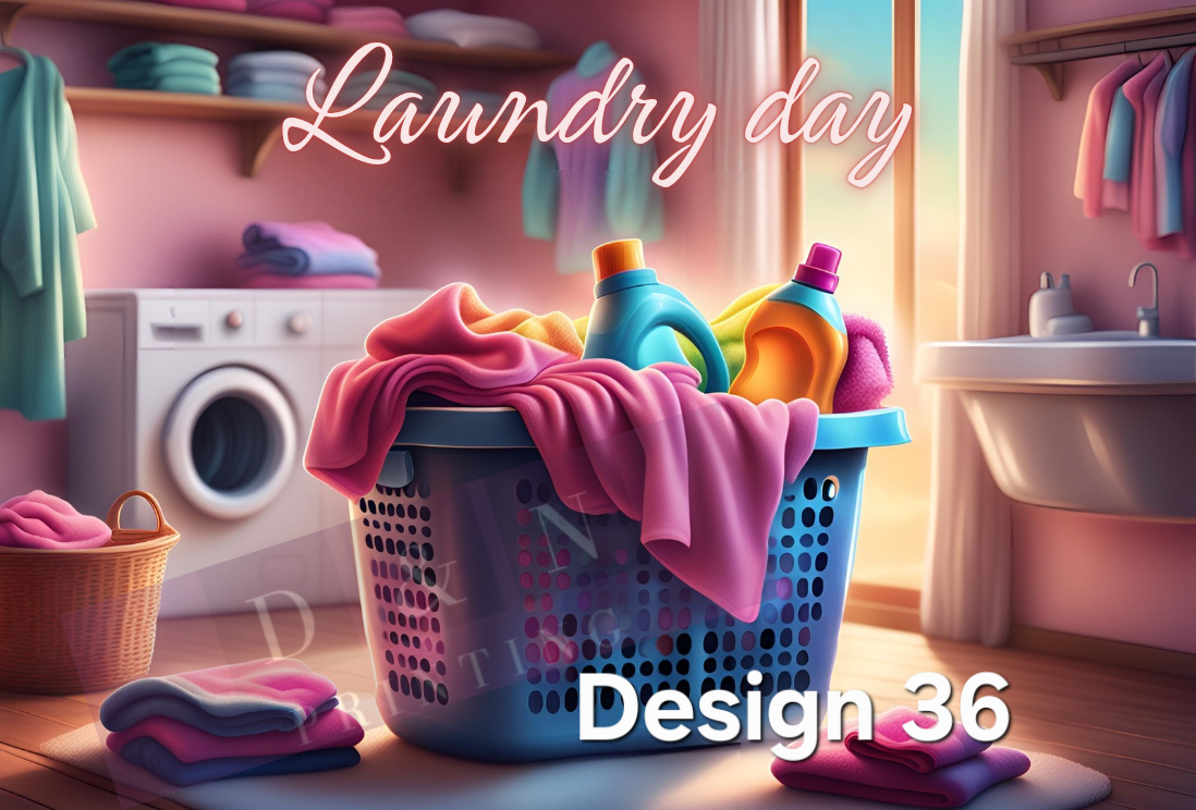 Laundry & Cleaning Collection Box Labels