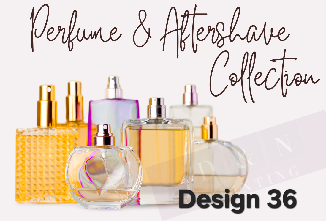 Perfume & Aftershave Collection Box Labels