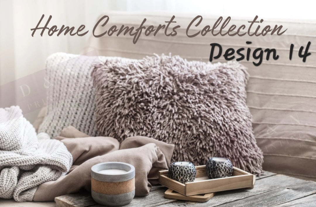 Home & Cosy Collection Box Labels