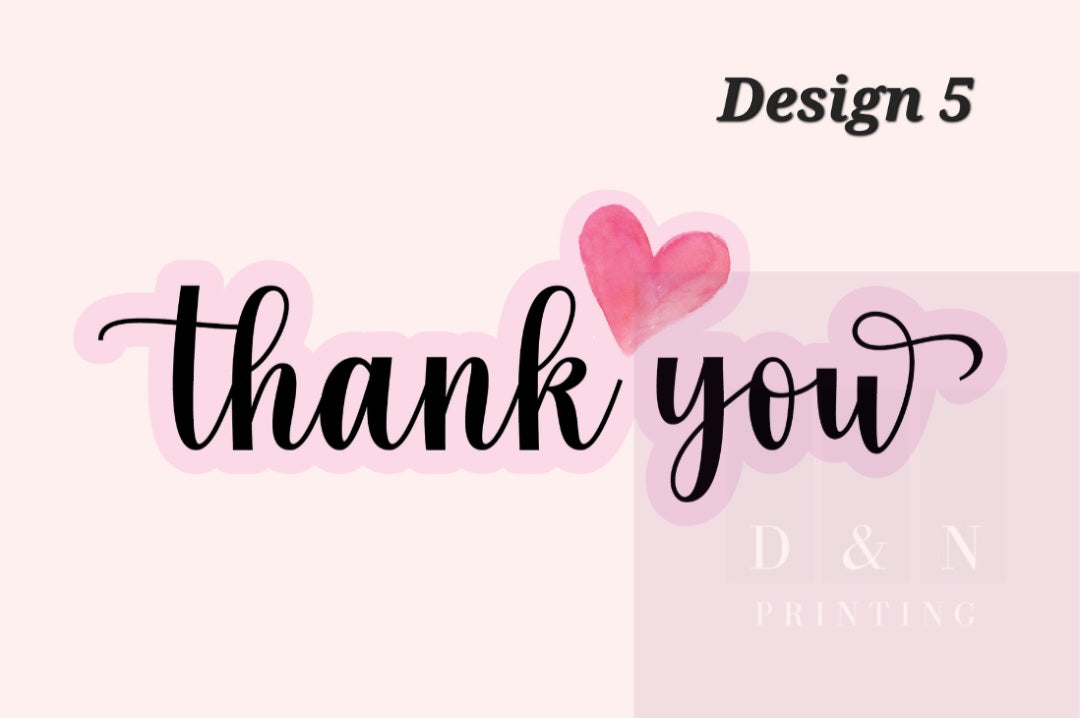 Thank You & Just for you Collection Box Labels