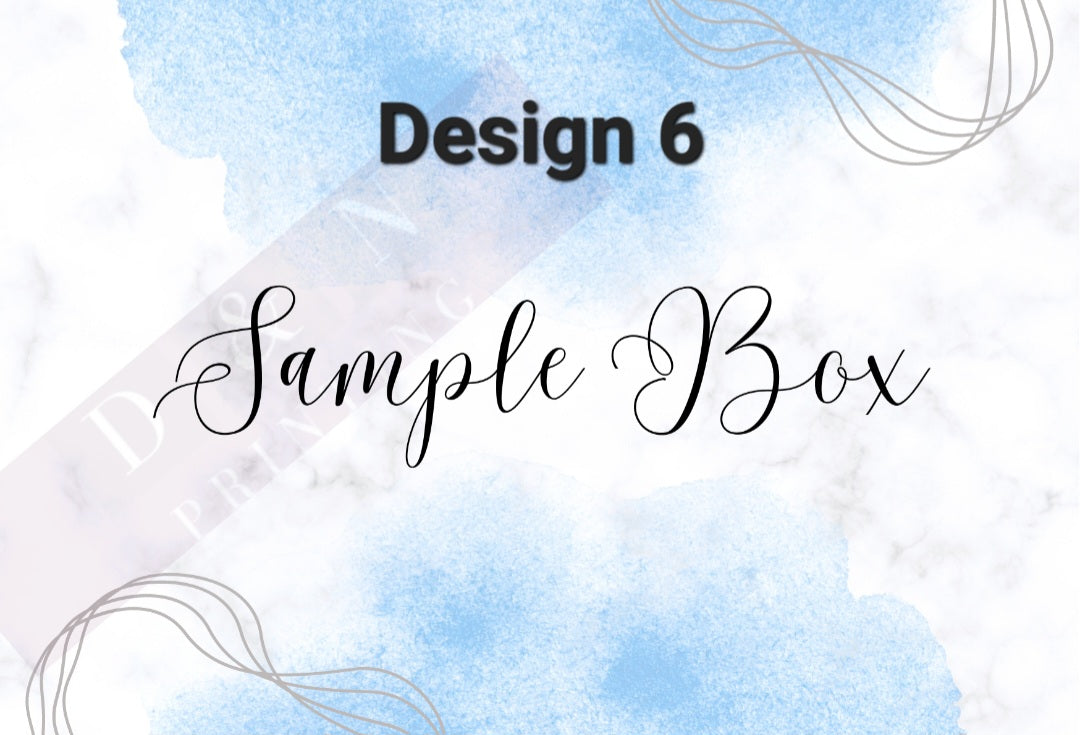 Sample Box Collection Box Labels