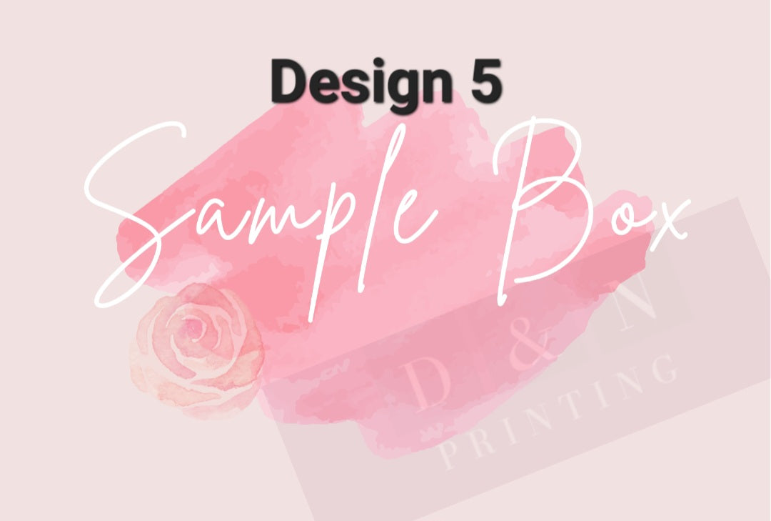 Sample Box Collection Box Labels