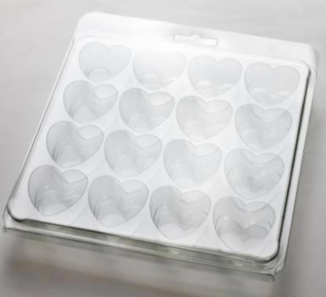 10% CLP labels In a Non Hazardous Base for The Heart Clamshells Wax Melts - White Matte Labels 100mm Square