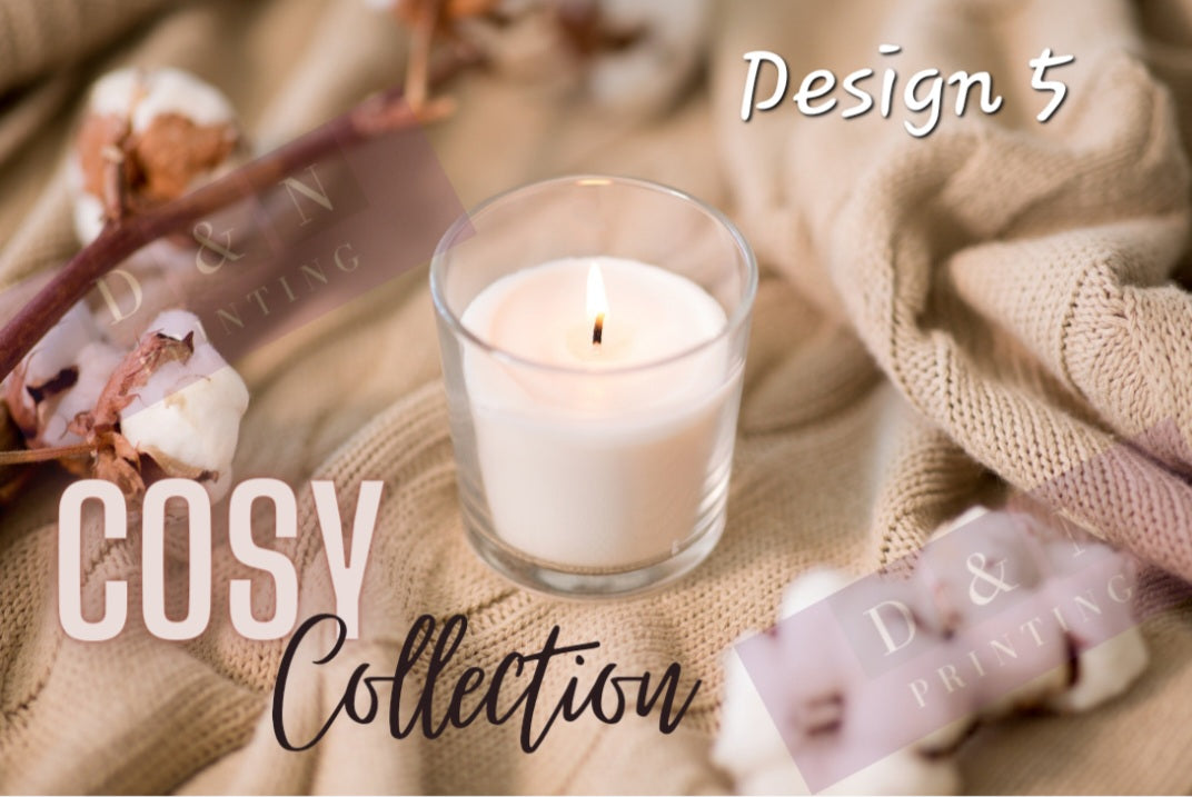 Home & Cosy Collection Box Labels