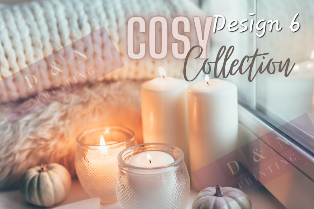 Home & Cosy Collection Box Labels