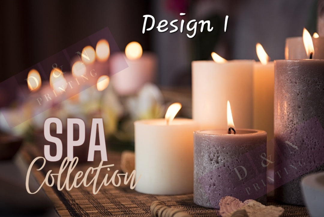 Spa, Self Love & Wellness Collection Box Labels