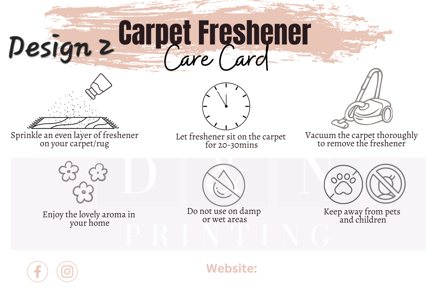 A6 Care Cards