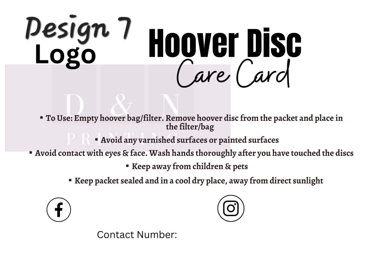 A6 Care Cards