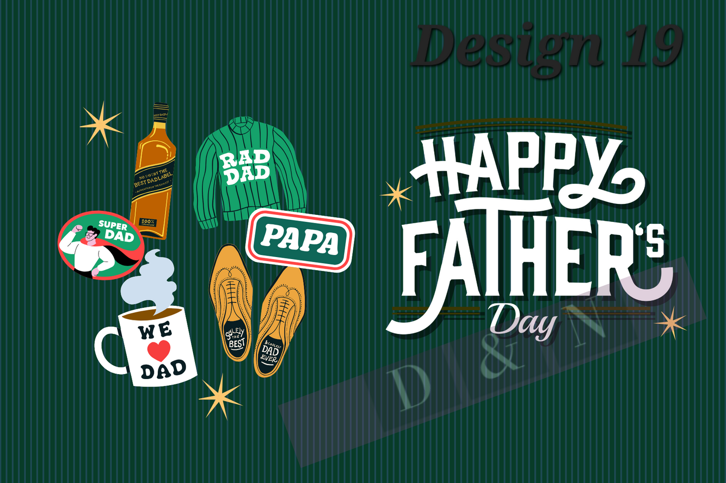 Father's Day & Dad Collection Box Labels