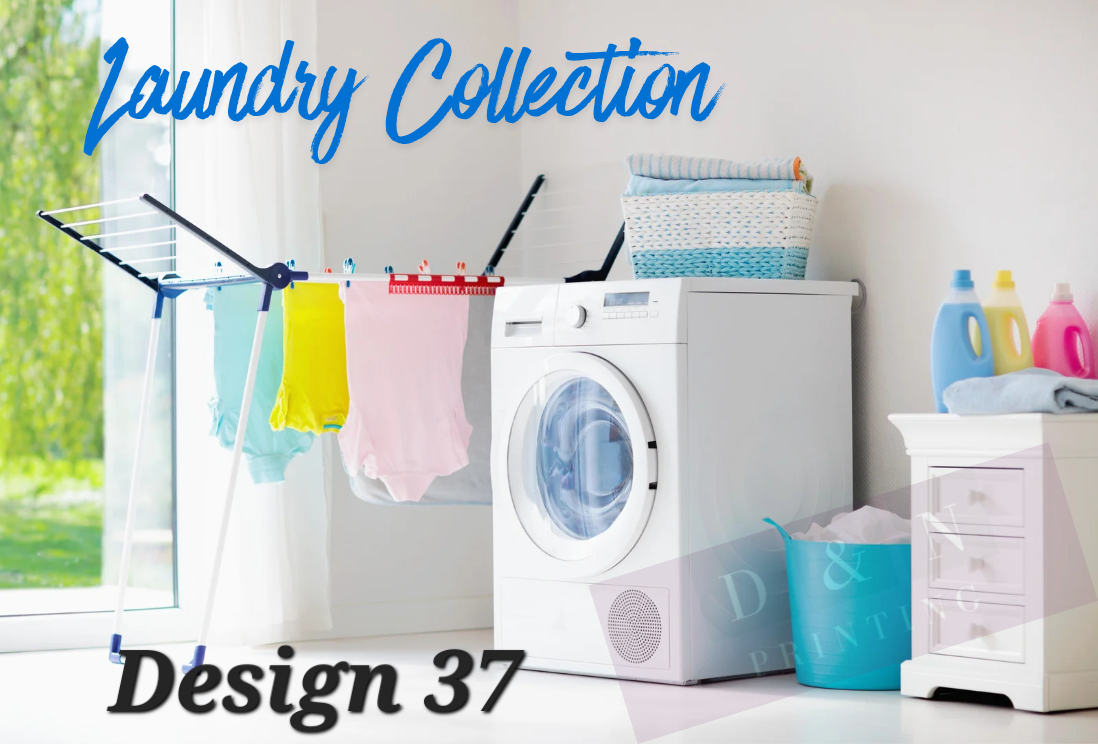 Laundry & Cleaning Collection Box Labels